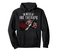 in Need of Ink Therapy Tatouage Flash Art Design Sweat à Capuche