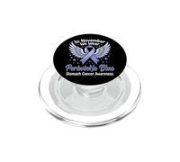 in November We Wear Periwinkle Blue Stomach Cancer Awareness PopSockets PopGrip pour MagSafe