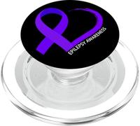 in November We Wear Purple Epilepsy Awareness Month 2026 PopSockets PopGrip pour MagSafe