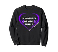 in November We Wear Purple Epilepsy Awareness Month 2026 Sweatshirt