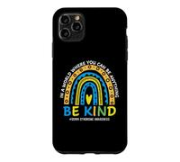 in October We Wear Blue Yellow Down Syndrome Awareness Coque pour iPhone 11 Pro Max