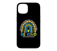 in October We Wear Blue Yellow Down Syndrome Awareness Coque pour iPhone 13