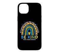 in October We Wear Blue Yellow Down Syndrome Awareness Coque pour iPhone 14 Plus