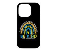 in October We Wear Blue Yellow Down Syndrome Awareness Coque pour iPhone 14 Pro