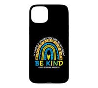 in October We Wear Blue Yellow Down Syndrome Awareness Coque pour iPhone 15 Plus