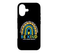 in October We Wear Blue Yellow Down Syndrome Awareness Coque pour iPhone 17
