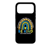 in October We Wear Blue Yellow Down Syndrome Awareness Coque pour iPhone 17 Pro Max