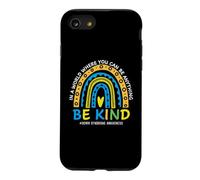 in October We Wear Blue Yellow Down Syndrome Awareness Coque pour iPhone SE (2020) / 7/8