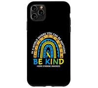 in October We Wear Blue Yellow Kind Down Syndrome Awareness Coque pour iPhone 11 Pro Max