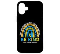 in October We Wear Blue Yellow Kind Down Syndrome Awareness Coque pour iPhone 16 Plus