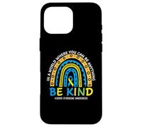 in October We Wear Blue Yellow Kind Down Syndrome Awareness Coque pour iPhone 16 Pro Max
