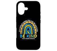 in October We Wear Blue Yellow Kind Down Syndrome Awareness Coque pour iPhone 17
