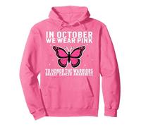 in October We Wear Pink Breast Cancer Awareness Support Sweat à Capuche
