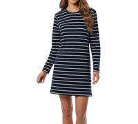 In One Clothing Chemise de nuit longue pour femme - Chemise de nuit à manches longues, bleu foncé, 5X-Large