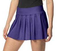 In One Clothing Mini jupe patineuse pour femme - Jupe plissée courte et sexy pour le sport, les loisirs, le bureau, les fêtes, Violet, S