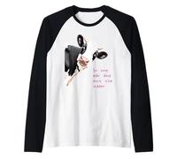 in One Ear Out of The Udder Pun Style Cartoon Vache Manche Raglan