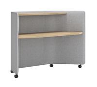 In Out Office ME2260 Table de bureau avec cloisons d'absorption acoustique Andreu World - ANDREU WORLD ME2260