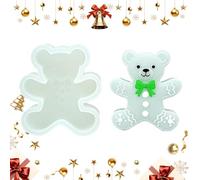 In Per Natale, Formine Pan Di Orsetto - Stampo In Antiaderente Distacco Per Dolci Cioccolato Decorazioni Cupcake Resina | Stampo Natalizio