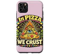 in Pizza We Crust Design psychédélique coloré Coque pour iPhone 11 Pro Max