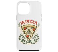 in Pizza We Crust Design psychédélique coloré Coque pour iPhone 13 Pro Max