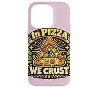 in Pizza We Crust Design psychédélique coloré Coque pour iPhone 14 Pro