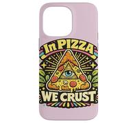 in Pizza We Crust Design psychédélique coloré Coque pour iPhone 14 Pro Max