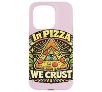 in Pizza We Crust Design psychédélique coloré Coque pour iPhone 15 Pro