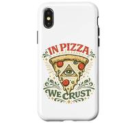 in Pizza We Crust Design psychédélique coloré Coque pour iPhone X/XS