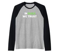 in ROAS We Trust - Blague Amusante Dropship/Commerce électronique Manche Raglan