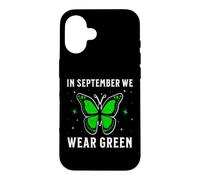 in September We Wear Green Lymphoma Awareness Lymphoma Gifts Coque pour iPhone 16