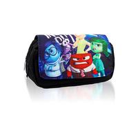 In-side Out Trousse à Crayons, In-side Out Etui à Crayons Dessin Animé, Grande Capacité Étui à Stylos Double Fermeture éclair, Inside Portable Trousse à Crayons Dessin,Cadeaux pour enfants Adolescents