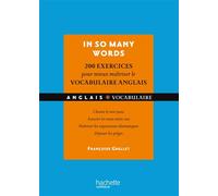 In so many words - Françoise Grellet - Hachette Superieur - broché - Etude