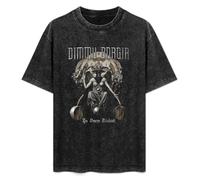 in Sorte Diaboli Dimmu Borgir Men's Women's Short Sleeve Soft Washed Cotton T-Shirt Size S