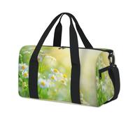 in Sun Sac de sport à la camomille pour enfants, filles, garçons, femmes, hommes, camomille pour la nuit, le week-end, sac de voyage, sac de sport décontracté