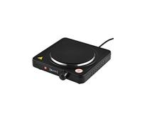 [in.tec] Réchaud Electrique Plaque Chauffante en Fonte 1500 W Réglage de la Température en Continu Noir Réchaud (Ø): 150 mm