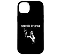 in Techno We Trust Abstrait ravers Viking Raves Coque pour iPhone 14 Plus