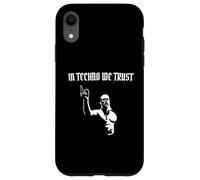 in Techno We Trust Abstrait ravers Viking Raves Coque pour iPhone XR