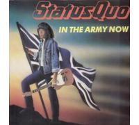 IN THE ARMY NOW 12" SINGLE UK VERTIGO 1986 3 TRACK MILITARY MIX (QUO2012) PIC SLEEVE