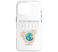 in The Beginning God Created - Christian Creation Genesis Coque pour iPhone 16 Pro