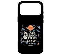 in The Beginning, God Created - Genesis 1:1 Christian Verse Coque pour iPhone 17 Pro Max
