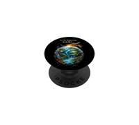 in The Beginning God... Earth Genesis 1:1 Bible Verse Nature PopSockets PopGrip Adhésif
