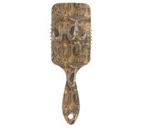 In The Center Of The Golden Cathedral Stood A Madonna Dressed in White Smooth Brush for Curly Hair Men Designed Wet Dry Brush for thin hair with Ergonomic Handle cepillos para cabello