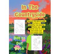 In The Countryside Books,Dot To Dot Coloring books for Adults Relaxation,It contains 50 drawings and the book is 8.5*11 inches in size.Dot: Pencils, teacupsSatchel