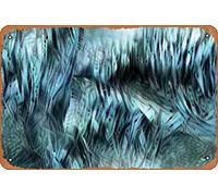 In the Ice Cave Abstract and Surreal Nature and Landscapes Classic Man Cave Décoration murale en métal 20,3 x 30,5 cm