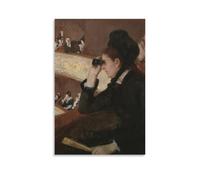 In The Loge Mary Cassatt Poster Impression sur toile Décoration murale Poster d'œuvres d'art esthétique 50 x 75 cm