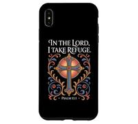 in The Lord I Take Refuge Psaume 11:1 Verse Coque pour iPhone XS Max