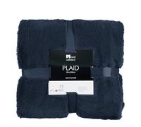 In the Mood collection Bronte Plaid Polaire - L200 x l150 cm - Bleu foncé