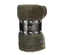 In the Mood collection Famke Couverture Polaire Vert foncé 180 x 130 cm, Polyester, 180 x 130