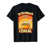 in The Mood for Cereal Retro 70's Breakfast Lover Foodie T-Shirt