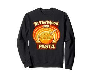 in The Mood for Pasta Retro 70's Spaghetti Lover Foodie Sweatshirt